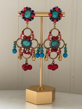 Calypso St. Barths Bohemian Chandelier Earrings